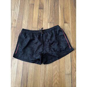 AussieBum Swim Trunk Shorts Men's Line Black /Orange Size L